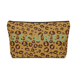 Secure The Bag (Minty Tan Leopard Pouch)