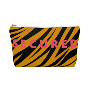 Secure The Bag (Yellow Zebra Pouch)