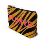 Secure The Bag (Yellow Zebra Pouch)