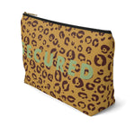 Secure The Bag (Minty Tan Leopard Pouch)