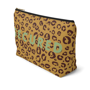 Secure The Bag (Minty Tan Leopard Pouch)
