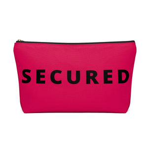 Secure The Bag (Deep Rose Pouch)