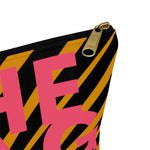 Secure The Bag (Yellow Zebra Pouch)