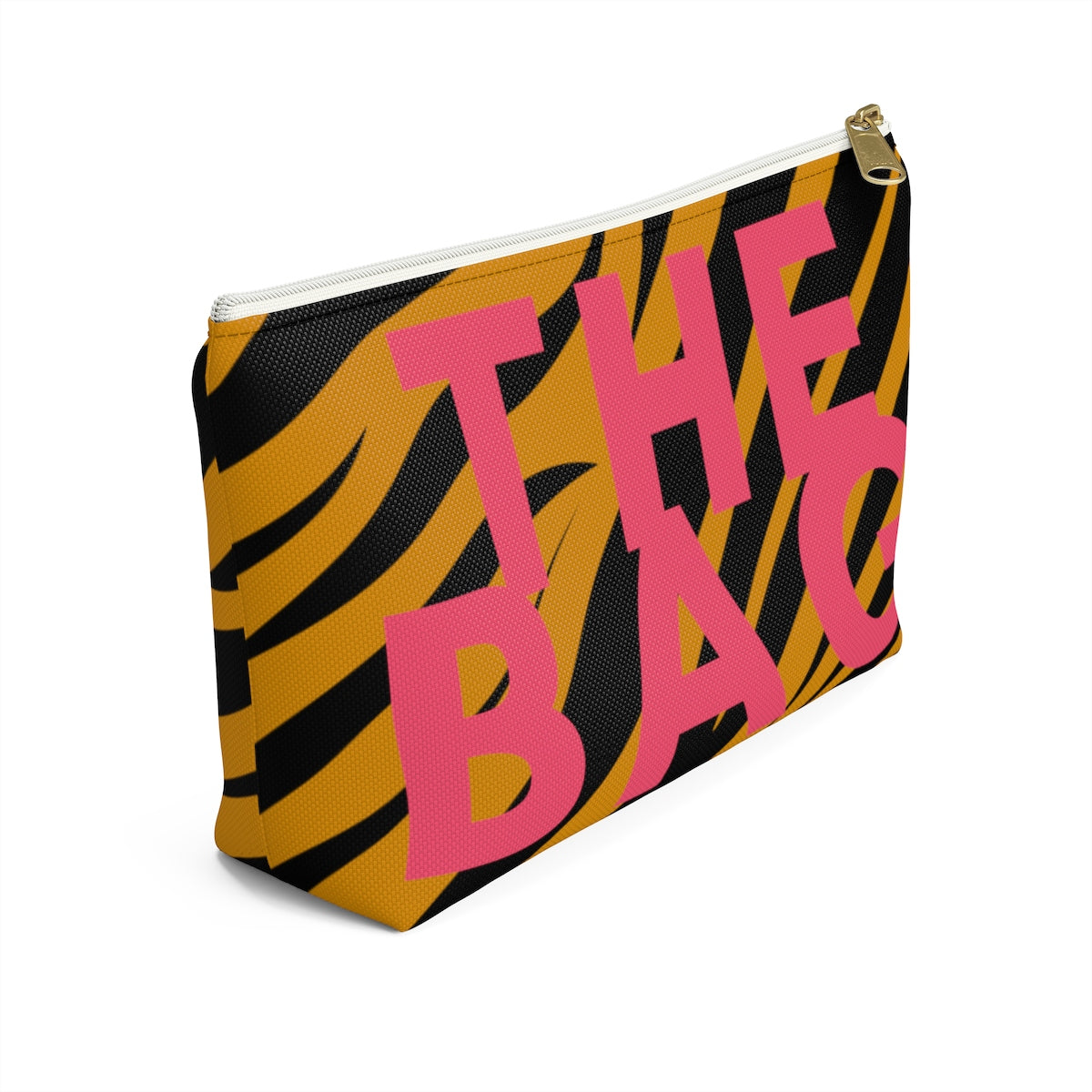 Secure The Bag (Yellow Zebra Pouch)