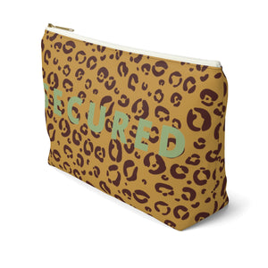 Secure The Bag (Minty Tan Leopard Pouch)