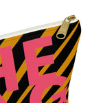 Secure The Bag (Yellow Zebra Pouch)