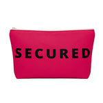 Secure The Bag (Deep Rose Pouch)