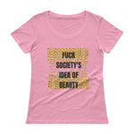 F*** Society's Beauty Standards Scoop neck Tee - Myrthland