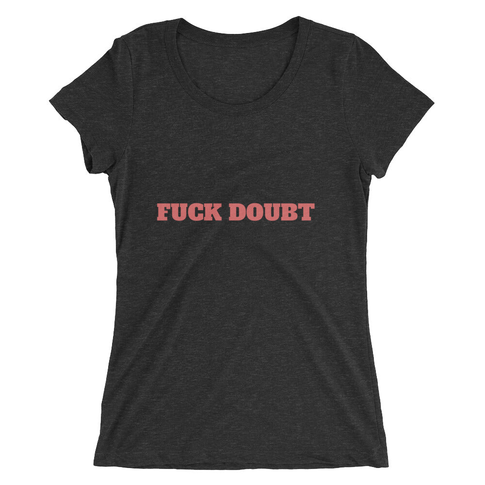 F*** Doubt fitted tee - Myrthland