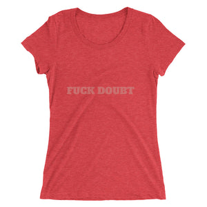 F*** Doubt fitted tee - Myrthland
