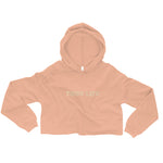 (T)hug Life Cropped Hoodie (Peach) - Myrthland