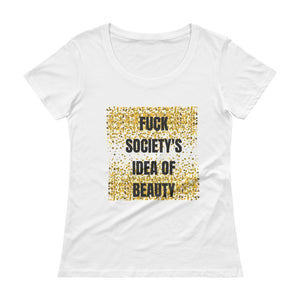 F*** Society's Beauty Standards Scoop neck Tee - Myrthland