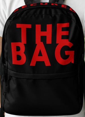 Secure The Bag Backpack (Black & Red) - Myrthland