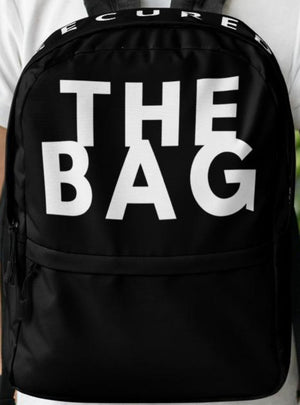 Secure The Bag Backpack (Black and White) - Myrthland